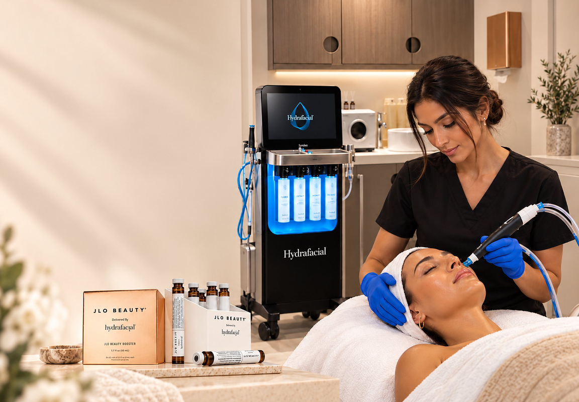 HydraFacial treatment being performed at Vimi